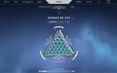 CONTA DE VALORANT DIAMANTE, COM VÁRIAS SKINS MMR ALTO!!!!!