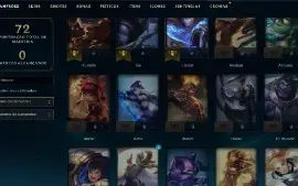 Esmeralda 4 com 70 Champs e 39 Skins + 1 Fragmento