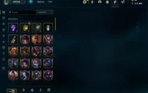 Conta League Of Legends Contendo Todos campeões,630 Skins