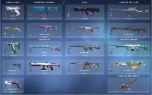 conta com coleção cheia de skins caras 650 reais gastos