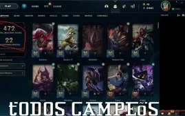 Conta League Of Legends  Todos Campeões 147 Skins Level 367
