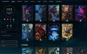CONTA LOL EX D1 FULL CHAMPS 153 SKINS 2 ULTIMATES