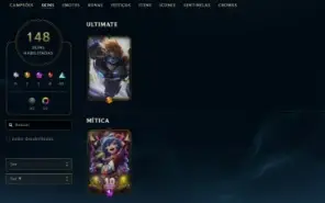 Conta LoL Full Acesso - 162 Champs e 148 Skins - Main Draven