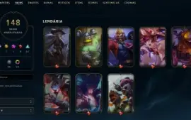 Conta LoL Full Acesso - 162 Champs e 148 Skins - Main Draven