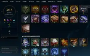 Conta LoL Full Acesso - 162 Champs e 148 Skins - Main Draven
