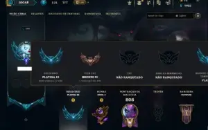 Platina 3 com TODOS os Champs e 129 Skins ( MONO JG )