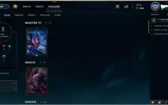 Conta GOLD V  - MAIN MASTER & SHACO (35 champs)
