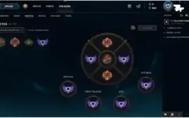 Conta GOLD V  - MAIN MASTER & SHACO (35 champs)