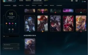 Conta LOL "iniciante" Gold 4