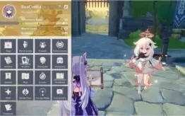 Conta Genshin Impact AR45 - Venti, Keqing, Qiqi