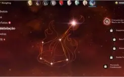 CONTA GENSHIN IMPACT AR7 + DILUC E XIANGLING 1 CONSTELAÇÃO