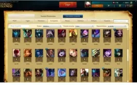 CONTA  UNRANKED  / 86 CHAMPS / ICONES ANTIGOS / 7 SKIN