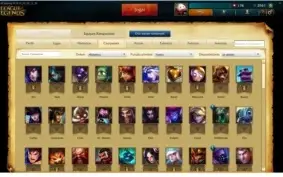CONTA  UNRANKED  / 86 CHAMPS / ICONES ANTIGOS / 7 SKIN