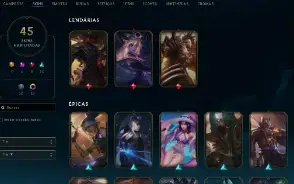 Conta Mono Pyke Esmeralda 4, 45 Skins!