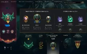 Conta Mono Pyke Esmeralda 4, 45 Skins!