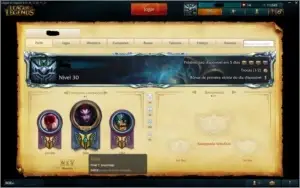 ex-diamante 180 skins com lendárias, quase todos os campeoes
