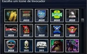 ex-diamante 180 skins com lendárias, quase todos os campeoes