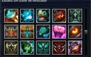 ex-diamante 180 skins com lendárias, quase todos os campeoes