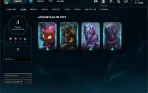 Conta de lol MESTRE 65% de win rate