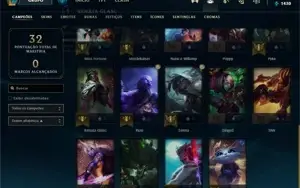 Conta de lol MESTRE 65% de win rate