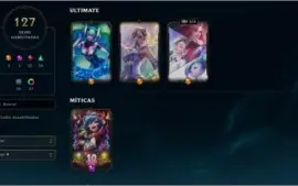 Conta LoL 127 Skins / LoL Account