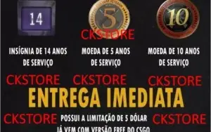 CONTA STEAM - CSGO - CSGO PRIME - MEDALHA 5/10y - 14/16 ANOS