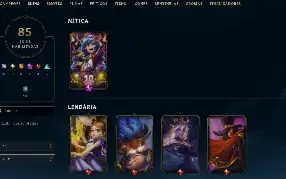 Conta League of Legends Full Acesso - 160 Champs e 85 Skins