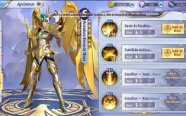 Conta Saint Seiya A139 - LV.51 Server recente S/vinculo
