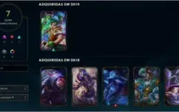 Conta LoL (Prata 2) (7 skins) (37 campeões)
