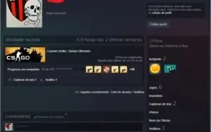 Conta Steam, 6 jogos, CSGO prime, Águia 2