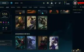 Conta League Of Legends de 2012