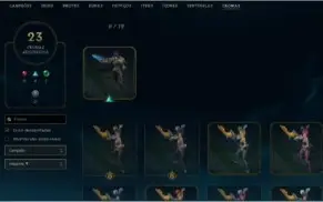 |CONTA LEAGUE OF LEGENDS| GOLD IV - 149 Skins - 131 Campeões