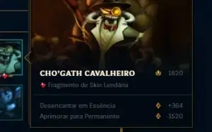 CONTA DE LEAGUE OF LEGENDS - PLATINA COM SKINS LENDÁRIA ✨🔥