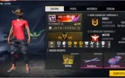 CONTA FREE FIRE MESTRE- GEMADA COM MAIS DE 60 SKINS