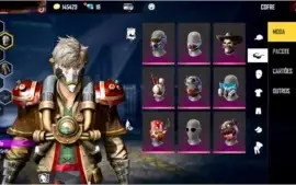 CONTA FREE FIRE MESTRE- GEMADA COM MAIS DE 60 SKINS