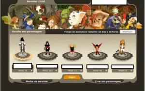 VENDO 2 CONTAS DOFUS RETRO SERVIDOR CROIL