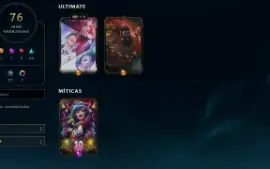 Conta Mestre Lol 76 Skins (League Of Legends)