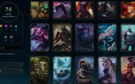 Conta Mestre Lol 76 Skins (League Of Legends)