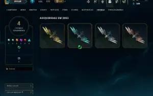 Prata 1 com 60 Champs e 18 Skins