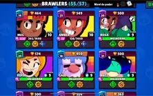 Conta Brawl Stars  LVL108 55 Brawlers 19 Skins 20500k
