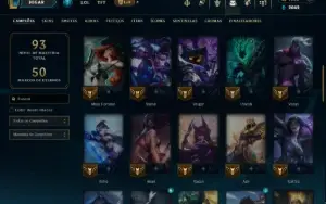 Bronze 2 com 55 Champs e 35 Skins ( MAIN ADC )