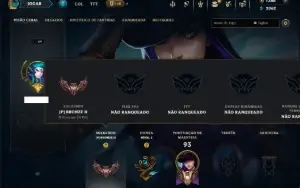 Bronze 2 com 55 Champs e 35 Skins ( MAIN ADC )