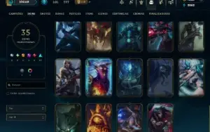 Bronze 2 com 55 Champs e 35 Skins ( MAIN ADC )