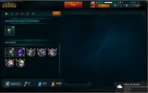Conta LOL Platina V 117 Champions/ 85 skins