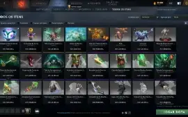 Conta Dota 2 Com Arcanas, Sets E Terreno Raro