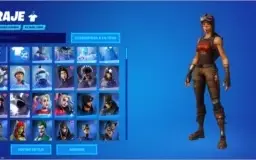 Conta fortnite RARISSIMA com RENEGADE, BLACK KNIGHT e mais!