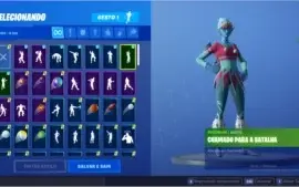 Conta Fortnite com 78 skin season 3 ate season 8