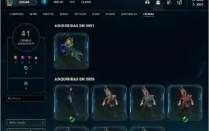 Conta League Of Legends, TOP,  265 skins, todos os campeoes