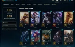 Conta League Of Legends, TOP,  265 skins, todos os campeoes