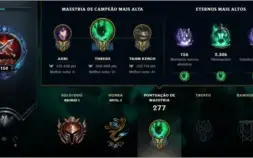 CONTA DE LEAGUE OF LEGENDS 2013 LVL 150 35 SKINS